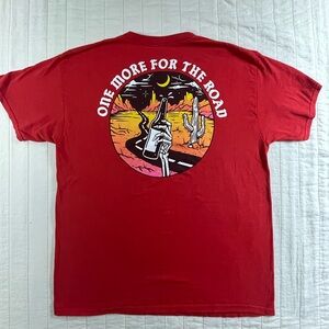 Retrofit One More For the Road Red Desert Graphic Tee Large